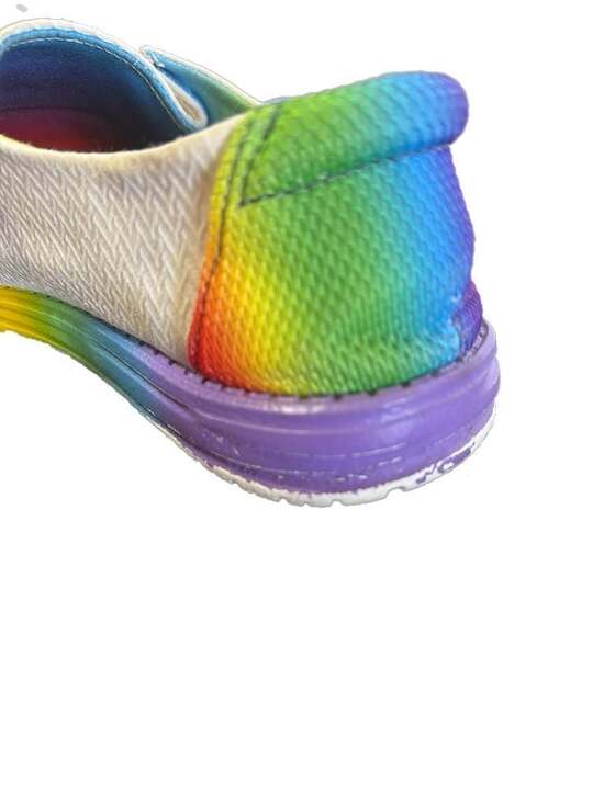 Hey Dude Wendy Pride Rainbow Casual Shoes Slip Ons. Read - Picture 6 of 7